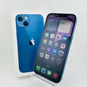 バッテリー新品 iPhone13 128GB ブルー SIMフリー(simロック解除済) 白ロム 中古 本体 動作確認済 【最短送料無料】X-513