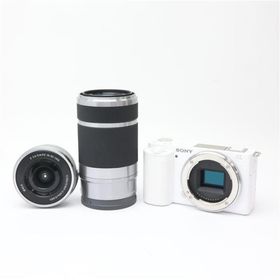 《美品》SONY VLOGCAM ZV-E10 ダブルズームレンズキット ZV-E10Y W