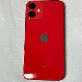 iPhone12mini 128GBレッドSIMフリー美品 電池74%カメラ不調
