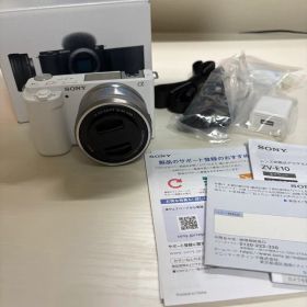 【美品】SONY ZV-E10 レンズセット ホワイト