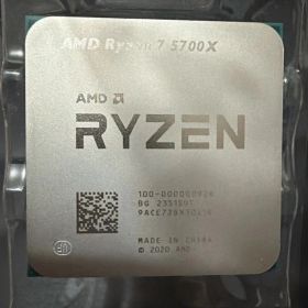AMD Ryzen 7 5700X CPU 未使用新古品