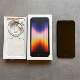 SIMフリー Apple iPhone SE 第3世代 ミッドナイト付属品完備