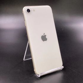【全額返金保証】【最速発送】 iPhone SE（第3世代） 64GB スターライト SIMフリー 白ロム 美品 動作確認済 84%