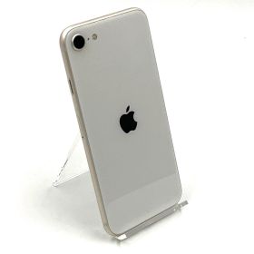 【全額返金保証】【最速発送】 iPhone SE（第3世代） 64GB スターライト au 白ロム 美品 動作確認済 82%