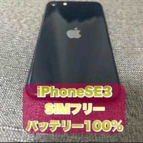 iPhone SE 第三世代(SE3) SIMフリー 【バッテリー100%】