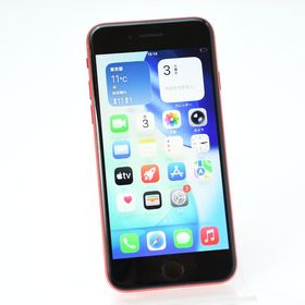 【動作可＊電池100 %＊美品】SIMフリー iPhone SE第２世代 64GB レッド