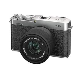 【中古】富士フイルム(FUJIFILM) ミラーレスデジタルカメラ FUJIFILM X-E4 レンズキット シルバー (XC15-45) F X-E4LK-1545-S