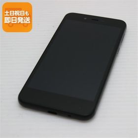 超美品 702SH AQUOS sense basic ブラック スマホ 本体 白ロム 中古 あすつく 土日祝発送OK