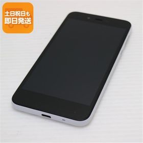 超美品 702SH AQUOS sense basic ホワイト スマホ 本体 白ロム 中古 あすつく 土日祝発送OK