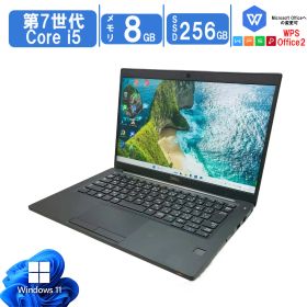 【安心保証 office搭載】中古ノートパソコン Windows 11 office搭載 13型 モバイル DELL Latitude 7390 第7世代 Core i5 7300U メモリ8GB SSD256GB Bluetooth 無線 HDMI カメラ 中古パソコン ノートPC 中古ノート 送料無料 あす楽対応