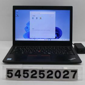 Lenovo ThinkPad L380 Core i5 8250U 1.6GHz/8GB/256GB(SSD)/13.3W/FWXGA(1366x768)/Win11【中古】【20260109】