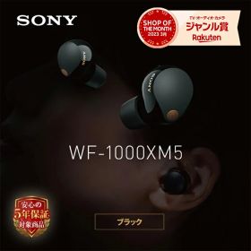ソニー SONY ノイズキャンセリング機能搭載完全ワイヤレス Bluetoothイヤホン 1000Xシリーズワイヤレスノイズキャンセリングイヤホン WF-1000XM5 BC ブラック wf1000xm5