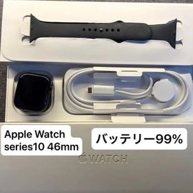 アップルウォッチ(Apple Watch)のApple Watch Series10 46mm GPS ジェットブラック(その他)