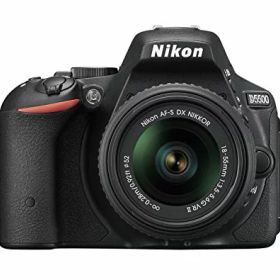 【中古】【非常に良い】Nikon デジタル一眼レフカメラ D5500 18-55 VRII レンズキット ブラック 2416万画素 3.2型液晶 タッチパネル D5500LK18-55BK