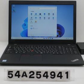 Lenovo ThinkPad L590 Core i5 8265U 1.6GHz/8GB/256GB(SSD)/15.6W/FWXGA(1366x768)/Win11 キー文字消えあり【中古】【20260205】