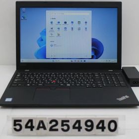 Lenovo ThinkPad L590 Core i5 8265U 1.6GHz/8GB/256GB(SSD)/15.6W/FWXGA(1366x768)/Win11 外装打痕あり【中古】【20260205】