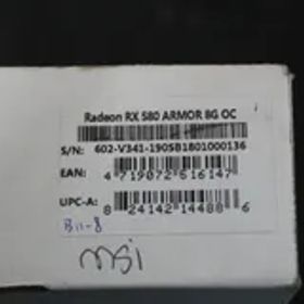 MSI Radeon RX 580 ARM 8G OC 8GB GDDR5 PCI-E グラフィックス カード