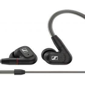 ゼンハイザー Sennheiser イヤホン 有線 IE 300 ブラック ダイナミック カナル型 オーディオファイル MMCX 高遮音性 【国内正規品】
