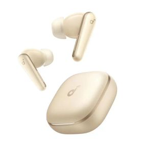 Anker Soundcore Liberty 5（Bluetooth 5.4）完全ワイヤレスイヤホン/ウルトラノイズキャンセリング 3.5 / 3Dオーディオ / Dolby Audio対応/ワイヤレス充電/マルチポイント接続/外音取り込み / 最大48時間再生 / ハイレゾ / IP55 防塵・防水規格/PSE技術基準適合シャンパンゴ