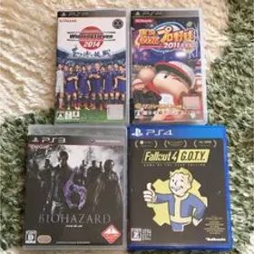 Fallout4とBIOHAZARD6とウイイレ2014とパワプロ2011