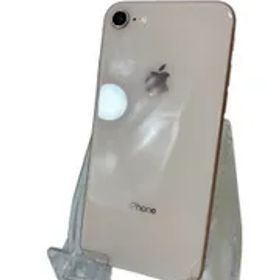 12933-012★Apple/iPhone8/64GB/ネットワーク利用制限◯/SIMフリー/バッテリー最大容量90%/MQ7A2J/A/ゴールド/背面割れ有/動作確認済★