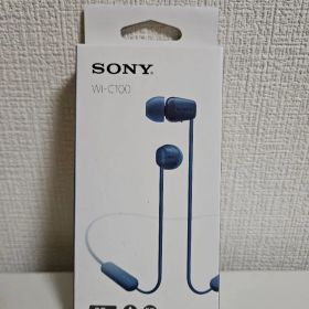 SONY WI-C100 ワイヤレスイヤホン ブルー