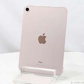 〔中古品〕 iPad mini 第6世代 256GB ピンク MLX93J／A SIMフリー ［8.3インチ液晶／A15 Bionic］〔中古品〕 iPad mini 第6世代 256GB ピンク MLX93J／A SIMフリー ［8.3インチ液晶／A15 Bionic］