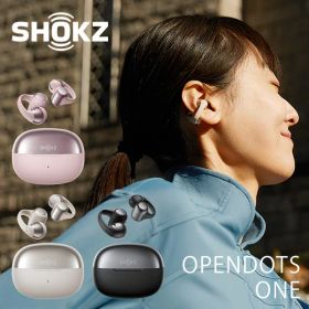 【レビュー特典付】SHOKZ OPENDOTS ONE｜イヤーカフ型イヤホン オープンドッツ ショックス ワイヤレスイヤホン オープンイヤー バッテリー長持ち イヤフォン 耳掛け型 軽量【送料無料】【ポイント10倍】【p0217】【海外×】【着後G】
