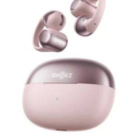 Shokz (ショックス) OpenDots ONE イヤーカフ ワイヤレスイヤホン オープンイヤー イヤホン Dolby Audio対応 / 合計40時間再生 / 音漏れ抑制技術/VGP 2025 金賞 Bluetooth 5.4 マルチポイント接続 IP54防水 専用アプリ マイク付き 急速充電対応 ワイヤレス充電 耳を塞がない