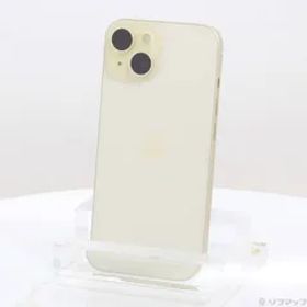ソフマップ 〔中古品〕 iPhone15 128GB イエロー MTMK3J／A SIMフリー【305】