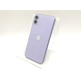 【中古】Apple au 【SIMロック解除済み】 iPhone 11 64GB パープル MWLX2J/A【仙台イービーンズ】保証期間1ヶ月【ランクC】