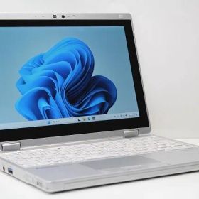値下げ ノートパソコン 中古 2in1PC Panasonic レッツノート CF-RZ6 第7世代 Core i5 メモリ8GB SSD256GB Windows11 WPS offce搭載 カメラ