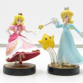 【中古】amiibo 大乱闘スマブラシリーズ 2種セット ピーチ ロゼッタ&チコ 箱なし