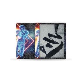 MightySkins Glossy Glitter Skin Compatible with Kindle Scribe (2022) Full Wrap - Glow Football | Protective High-Gloss Glitter Finish | Ea_並行輸入