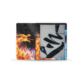 MightySkins Glossy Glitter Skin Compatible with Kindle Scribe (2022) Full Wrap - Dueling Dragons | Protective High-Gloss Glitter Finish | _並行輸入