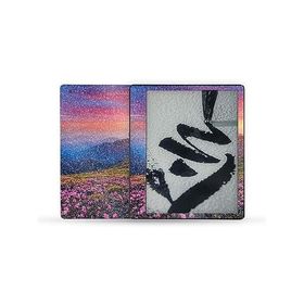 MightySkins Glossy Glitter Skin Compatible with Kindle Scribe (2022) Full Wrap - Field of Color | Protective High-Gloss Glitter Finish | E_並行輸入