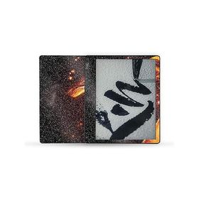 MightySkins Glossy Glitter Skin Compatible with Kindle Scribe (2022) Full Wrap - Flaming Dragon | Protective High-Gloss Glitter Finish | E_並行輸入