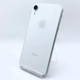 au iPhoneXR 64GB MT032J/A ホワイト SIMロック解除済み 利用制限〇 動作確認済み