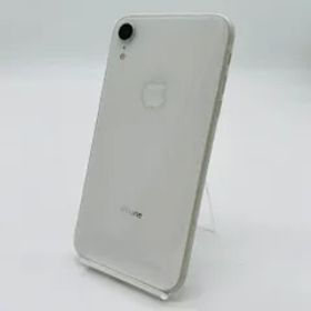 au iPhoneXR 64GB MT032J/A ホワイト SIMロック解除済み 利用制限〇 動作確認済み