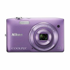 【中古】Nikon デジタルカメラ COOLPIX S3500 光学7倍ズーム 有効画素数 2005万画素 オーキッドパープル S3500PP(コンパクトデジタルカメラ)