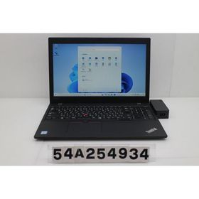 ノートパソコン Lenovo ThinkPad L590 Core i5 8265U 1.6GHz/8GB/256GB(SSD)/15.6W/FWXGA(1366x768)/Win11 キー文字消えあり