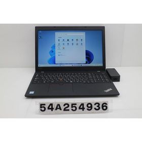 ノートパソコン Lenovo ThinkPad L590 Core i5 8265U 1.6GHz/8GB/256GB(SSD)/15.6W/FWXGA(1366x768)/Win11 キー文字消えあり