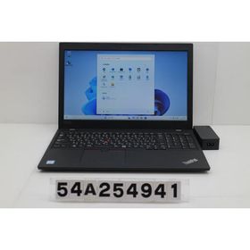 ノートパソコン Lenovo ThinkPad L590 Core i5 8265U 1.6GHz/8GB/256GB(SSD)/15.6W/FWXGA(1366x768)/Win11 キー文字消えあり