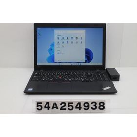 ノートパソコン Lenovo ThinkPad L590 Core i5 8265U 1.6GHz/8GB/256GB(SSD)/15.6W/FWXGA(1366x768)/Win11 外装打痕あり