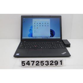 ノートパソコン Lenovo ThinkPad L590 Core i3 8145U 2.1GHz/8GB/256GB(SSD)/15.6W/FWXGA(1366x768)/Win11