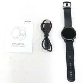 ガーミン(GARMIN)の中古 ガーミン(GARMIN) vivoactive 5 フィットネスGPSウォッチ ブラック vivoactive-5 【可(C)】(その他)