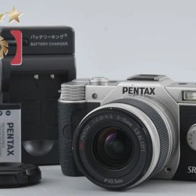 【中古】PENTAX ペンタックス Q10 ズームレンズキット シルバー シャッター回数僅少