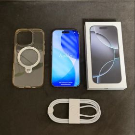 即購入◎Apple iPhone16Pro 256GB ホワイトチタニウム 本体