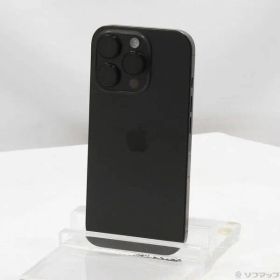 ソフマップ 〔中古品〕 iPhone16 Pro 256GB ブラックチタニウム MYN03J／A SIMフリー【348】