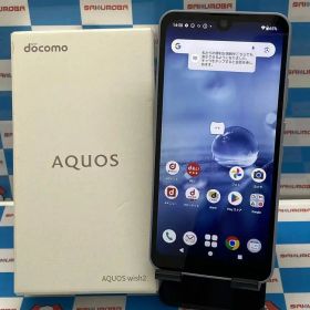 【中古】即日発送可AQUOS wish2 64GB ブルー SH-51C docomo版SIMフリー